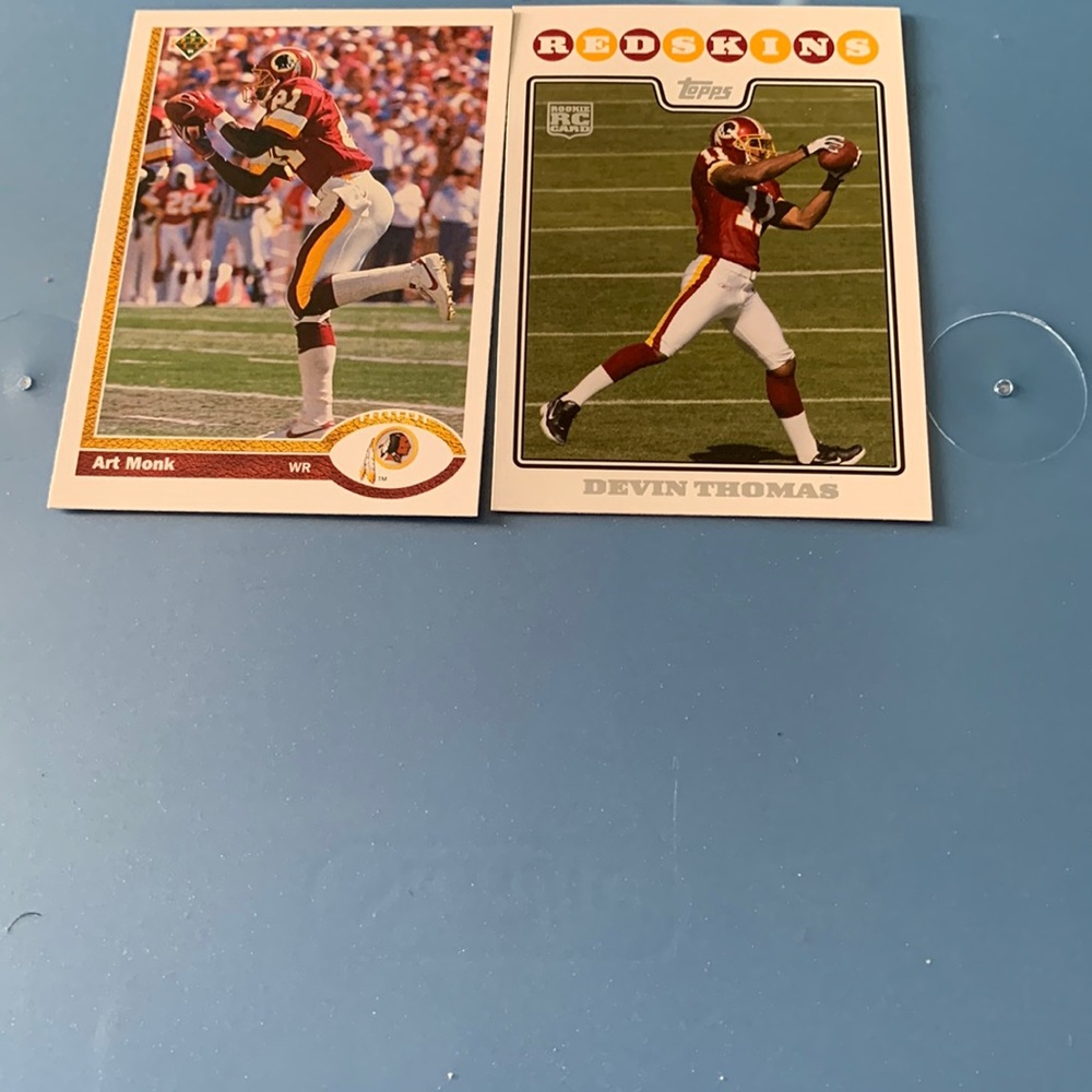 Washington Redskins football cards